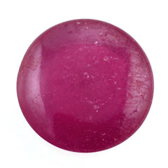 GLASSFILLED RUBY ROUND CAB 13MM 12.00 Cts.