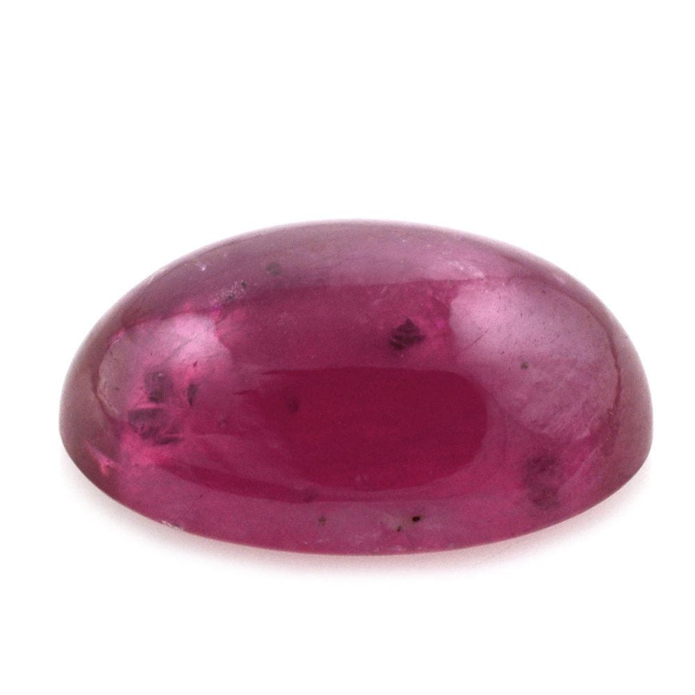 GLASSFILLED RUBY OVAL CAB 14X10MM 8.20 Cts.