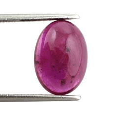 GLASSFILLED RUBY OVAL CAB 14X10MM 8.20 Cts.