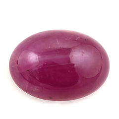 GLASSFILLED RUBY OVAL CAB 14X10MM 8.50 Cts.