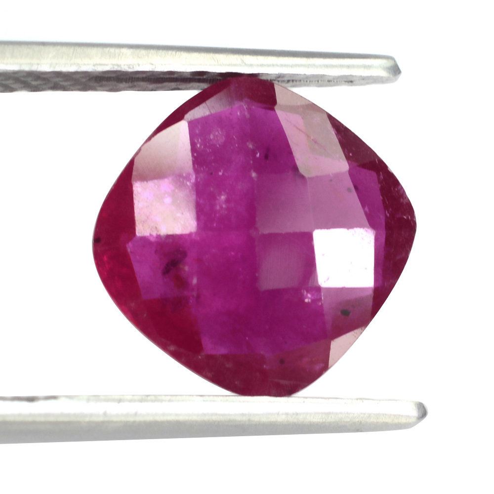 GLASSFILLED RUBY CUT OVAL 16X12MM 13.40 Cts.