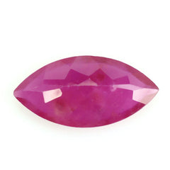 GLASSFILLED RUBY CUT MARQUISE 14X7MM 2.96 Cts.