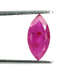 GLASSFILLED RUBY CUT MARQUISE 14X7MM 2.96 Cts.