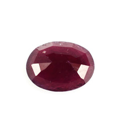 GLASSFILLED& RUBY CUT OVAL 8X6MM 1.68 Cts.