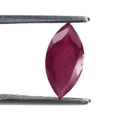 GLASSFILLED RUBY CUT MARQUISE 12X6MM 2.38 Cts.