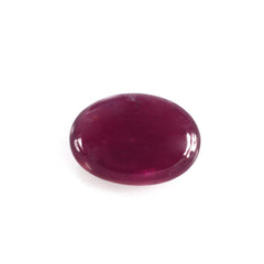 GLASSFILLED RUBY OVAL CAB 7X5MM 1.04 Cts.