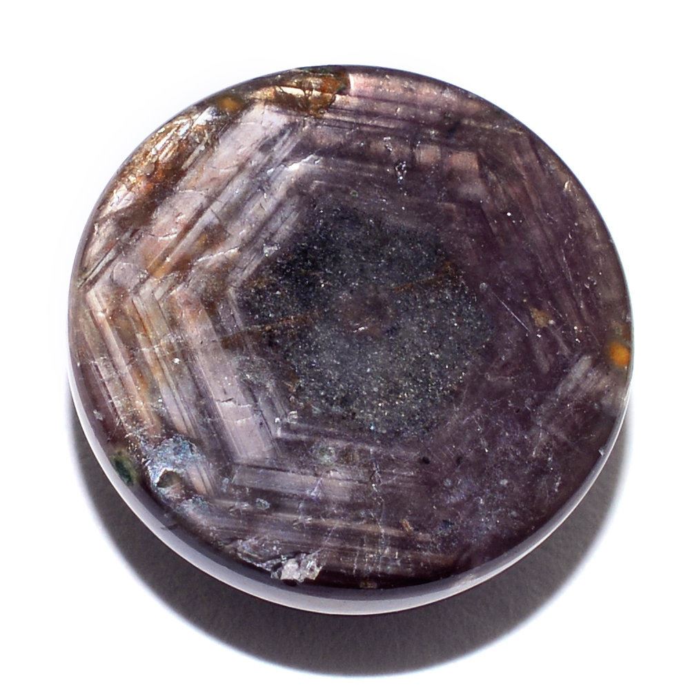 STAR RUBY ROUND CAB 14MM 15.10 Cts.