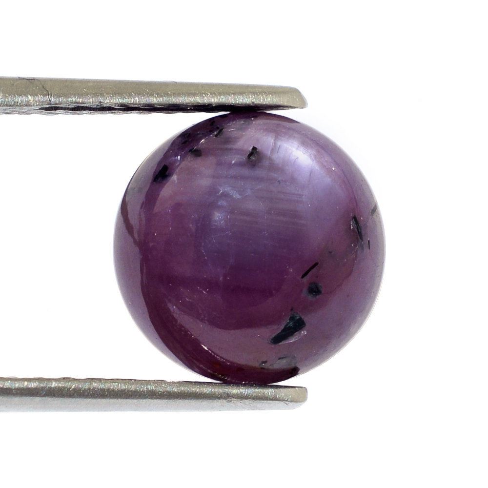 STAR RUBY ROUND CAB 11MM 6.70 Cts.