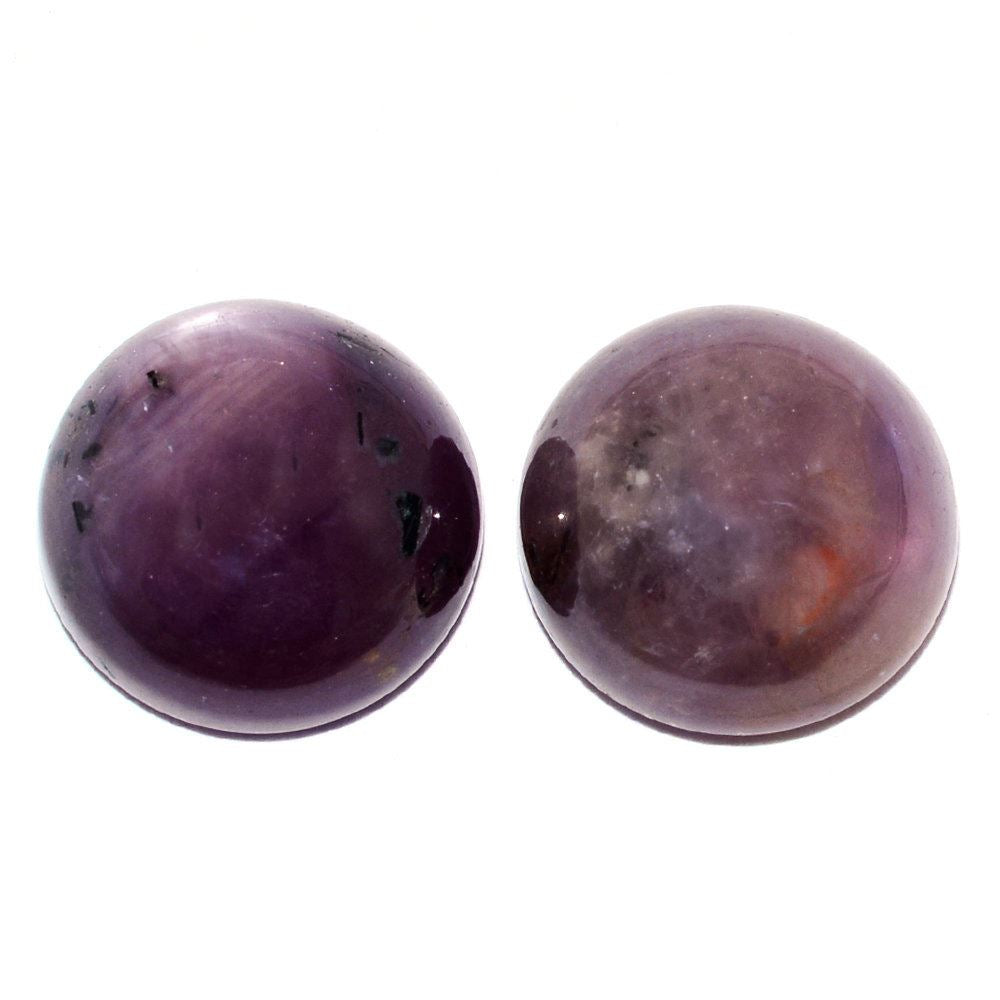 STAR RUBY ROUND CAB 11MM 6.70 Cts.