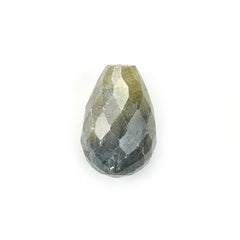 SAPPHIRE MULTY FACETD (MULTY/MILKY) (H/D_1.00MM) DROP 12.00X8.00 MM 8.07 Cts.