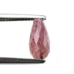 SAPPHIRE MULTY FACETED (MULTY/MILKY) (H/D_1.00MM) DROP 12.00X6.00 MM 4.50 Cts.