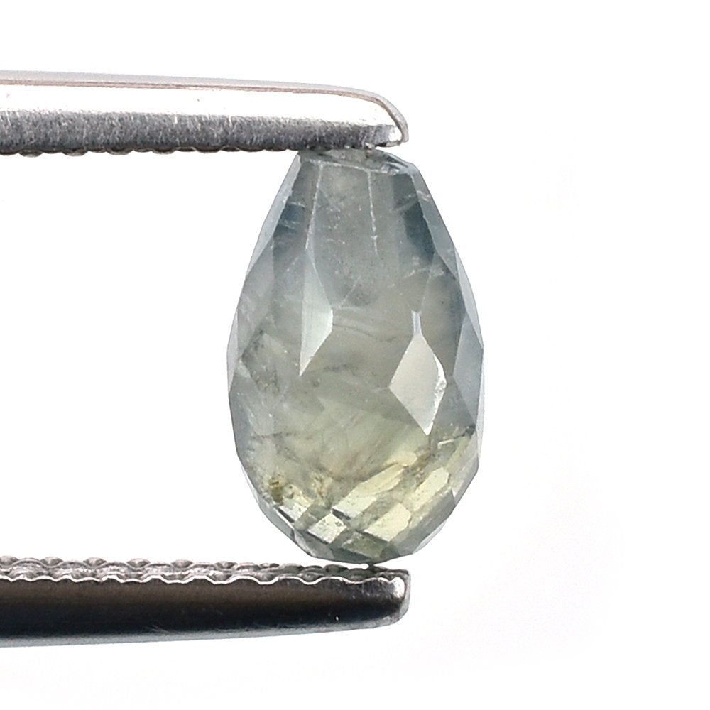 SAPPHIRE MULTY FACETED (MULTY/MILKY) (H/D_1.00MM) DROPS 8.00X5.00 MM 2.10 Cts.