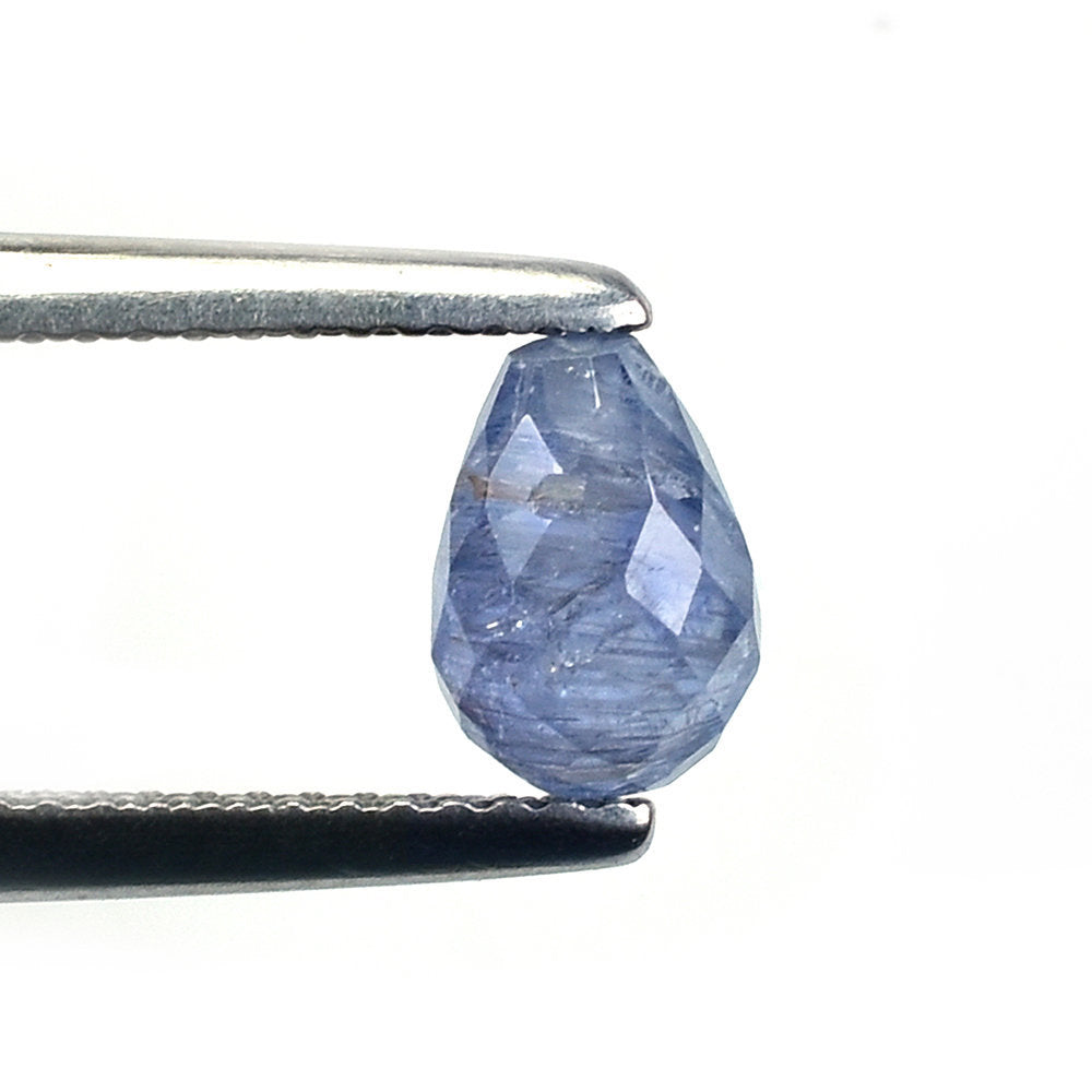 SAPPHIRE MULTY FACETED (MULTY/MILKY) (H/D_1.00MM) DROPS 7.00X5.00 MM 1.84 Cts.