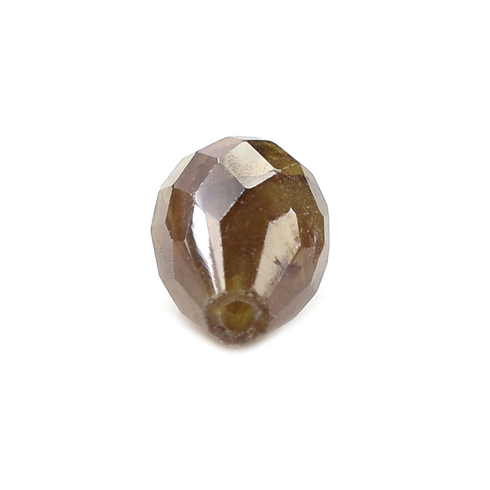 SAPPHIRE MULTY FACETED (MULTY/MILKY) (H/D_1.00MM) DROP 9.00X6.00 MM 3.25 Cts.