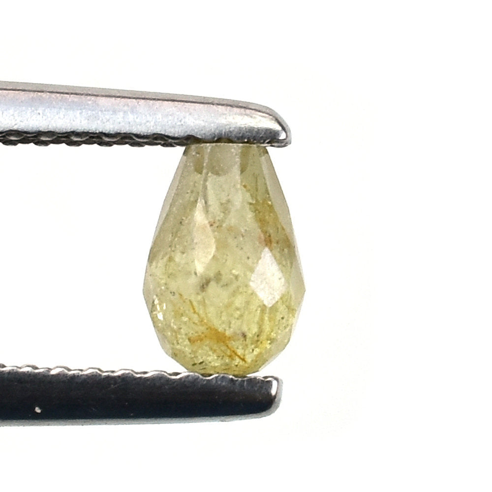 SAPPHIRE MULTY FACETED (MULTY/MILKY) (H/D_1.00MM) DROPS 6.00X4.00 MM 1.04 Cts.