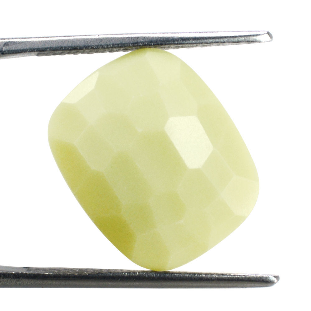 SERPENTINE IRREGULAR FACET BRIOLETTE CUSHION 16X13MM 8.45 Cts.