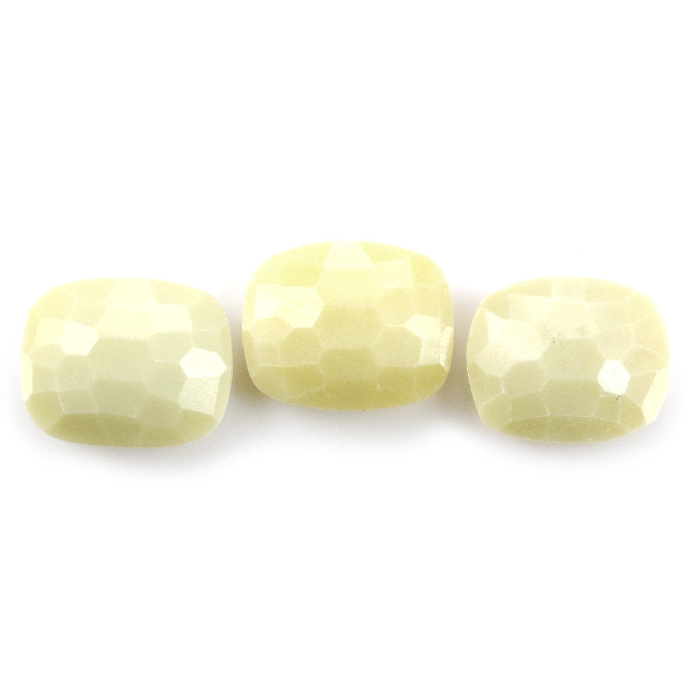 SERPENTINE IRREGULAR FACET BRIOLETTE CUSHION 16X13MM 8.45 Cts.