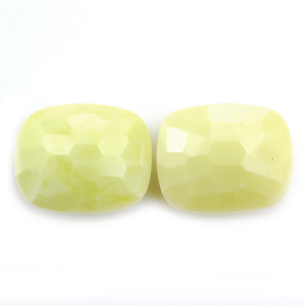 SERPENTINE IRREGULAR FACET BRIOLETTE CUSHION 16X13MM 8.38 Cts.