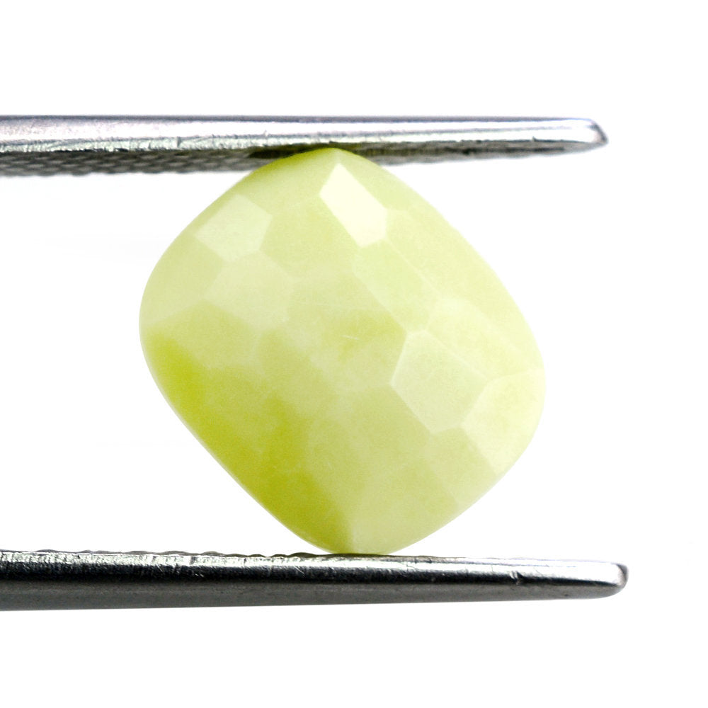 SERPENTINE IRREGULAR FACET BRIOLETTE CUSHION 12X8MM 4.17 Cts.
