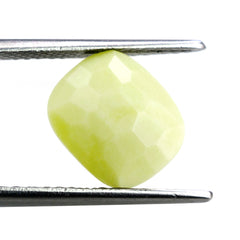 SERPENTINE IRREGULAR FACET BRIOLETTE CUSHION 12X8MM 4.17 Cts.