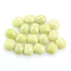 SERPENTINE IRREGULAR FACET BRIOLETTE CUSHION 12X8MM 4.17 Cts.