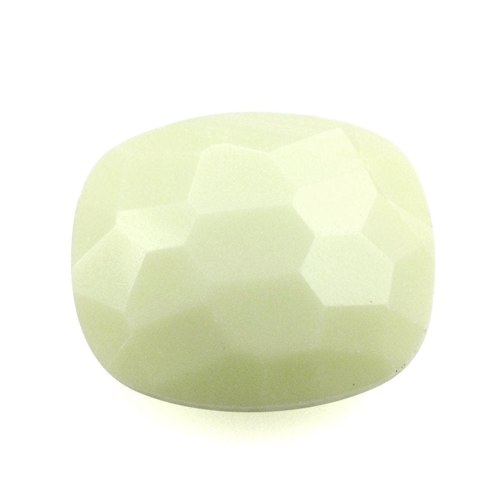 SERPENTINE IRREGULAR FACET BRIOLETTE CUSHION 12X10MM 4.31 Cts.