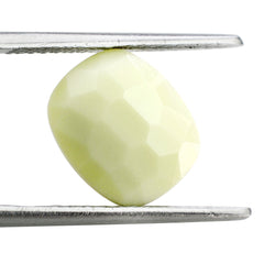 SERPENTINE IRREGULAR FACET BRIOLETTE CUSHION 12X10MM 4.31 Cts.