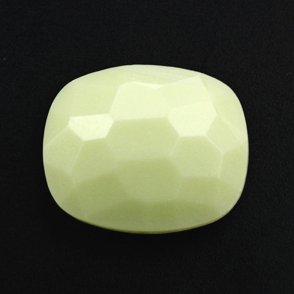 SERPENTINE IRREGULAR FACET BRIOLETTE CUSHION 12X10MM 4.31 Cts.