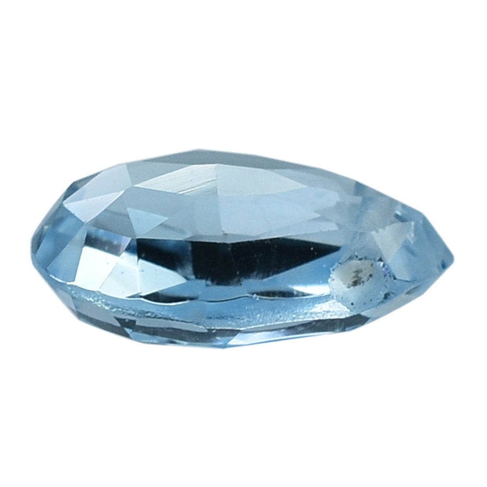 SKY BLUE TOPAZ ROSE CUT BRIOLETTE PEAR TOP (FULL DRILL)9X6MM 1.96 Cts.