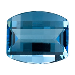 SKY BLUE TOPAZ CUT BARREL 12X10MM 5.43 Cts.