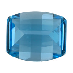 SKY BLUE TOPAZ CUT BARREL 12X10MM 5.43 Cts.