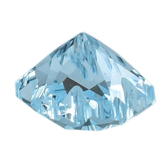 SKY BLUE TOPAZ CUT SNOWFLAKE SHAPE 6MM (THICKNESS :-4.50MM) 1.21 Cts.
