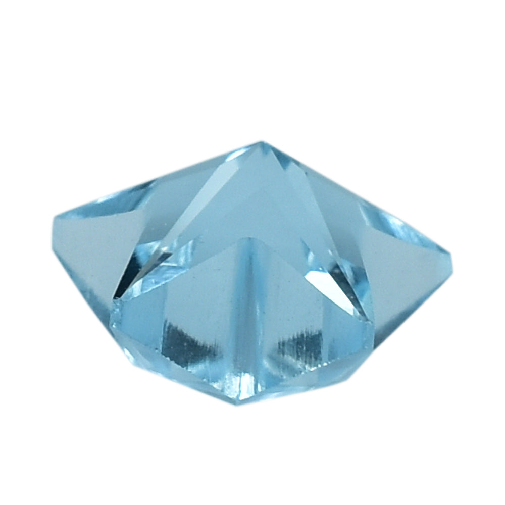 SKY BLUE TOPAZ CUT STAR 8MM (THICKNESS:-5.20-5.60MM) 1.90 Cts.
