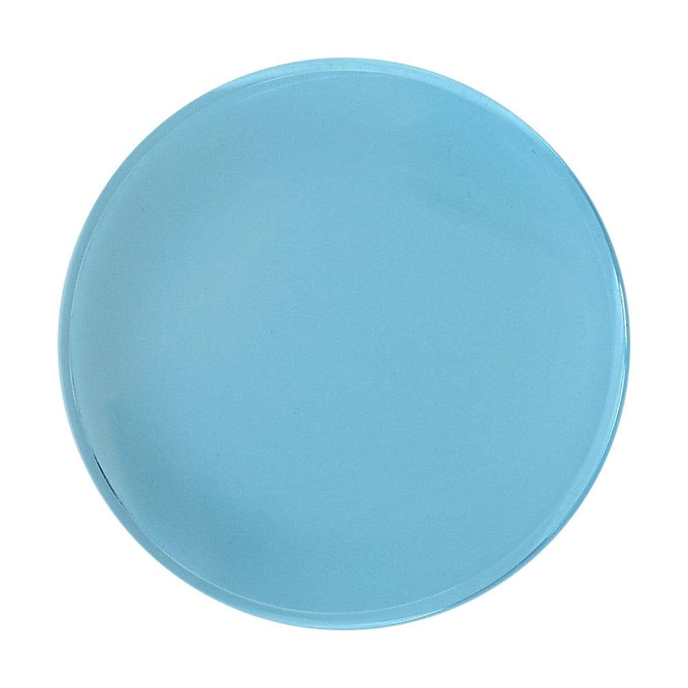 SKY BLUE TOPAZ PLAIN ROUND PLATES 16MM 13.64 Cts.