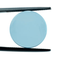 SKY BLUE TOPAZ PLAIN ROUND PLATES 16MM 13.64 Cts.