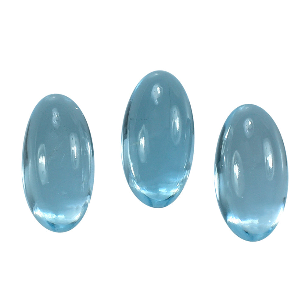 SKY BLUE TOPAZ OVAL CAB 8.50x4.50MM 1.49 Cts.
