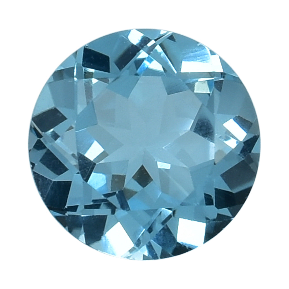 SKY BLUE TOPAZ CUT ROUND (TOP/CELAN) 9X9MM 3.4 Cts.