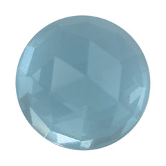SKY BLUE TOPAZ ROSE CUT ROUND CAB (NORMAL/CELAN) 6X6MM 1.15 Cts.