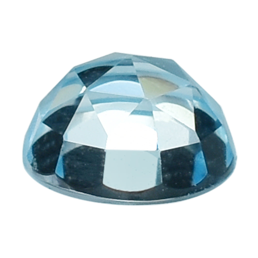 SKY BLUE TOPAZ ROSE CUT ROUND CAB (NORMAL/CELAN) 6X6MM 1.15 Cts.