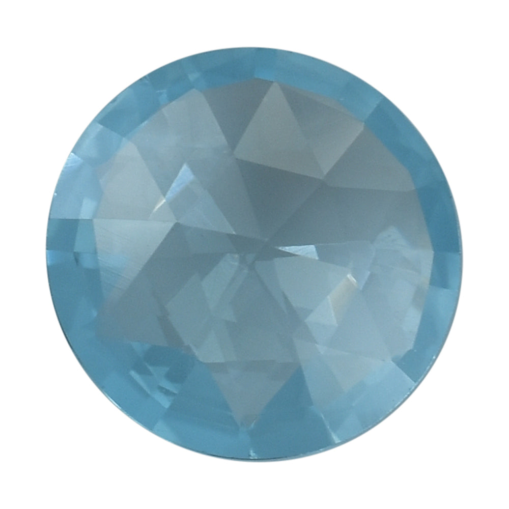 SKY BLUE TOPAZ ROSE CUT BRIOLETTE ROUND (NORMAL/CELAN) 9X9MM 1.95 Cts.