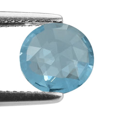 SKY BLUE TOPAZ ROSE CUT BRIOLETTE ROUND (NORMAL/CELAN) 9X9MM 1.95 Cts.