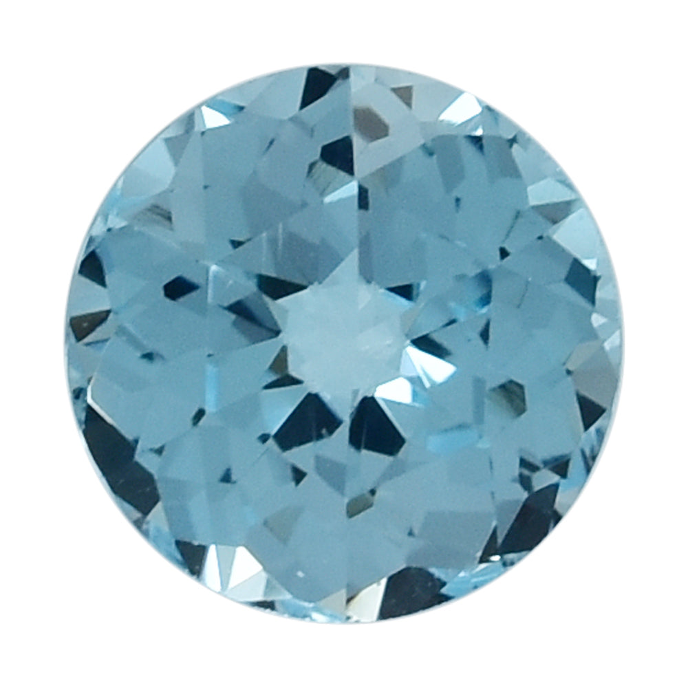 SKY BLUE TOPAZ ROSE CUT ROUND (TOP) 7X7MM 1.75 Cts.