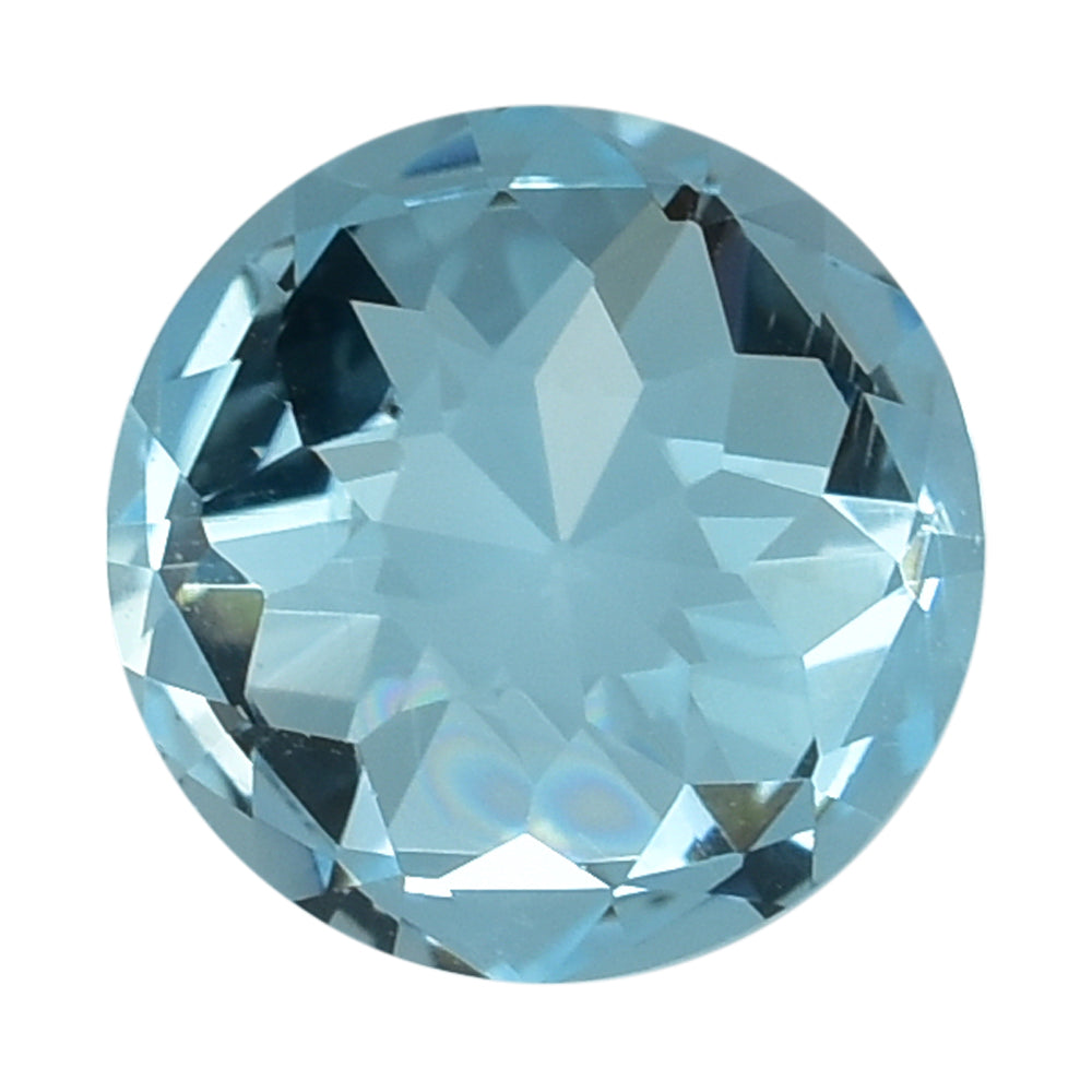 SKY BLUE TOPAZ ROSE CUT ROUND (TOP) 7X7MM 1.75 Cts.
