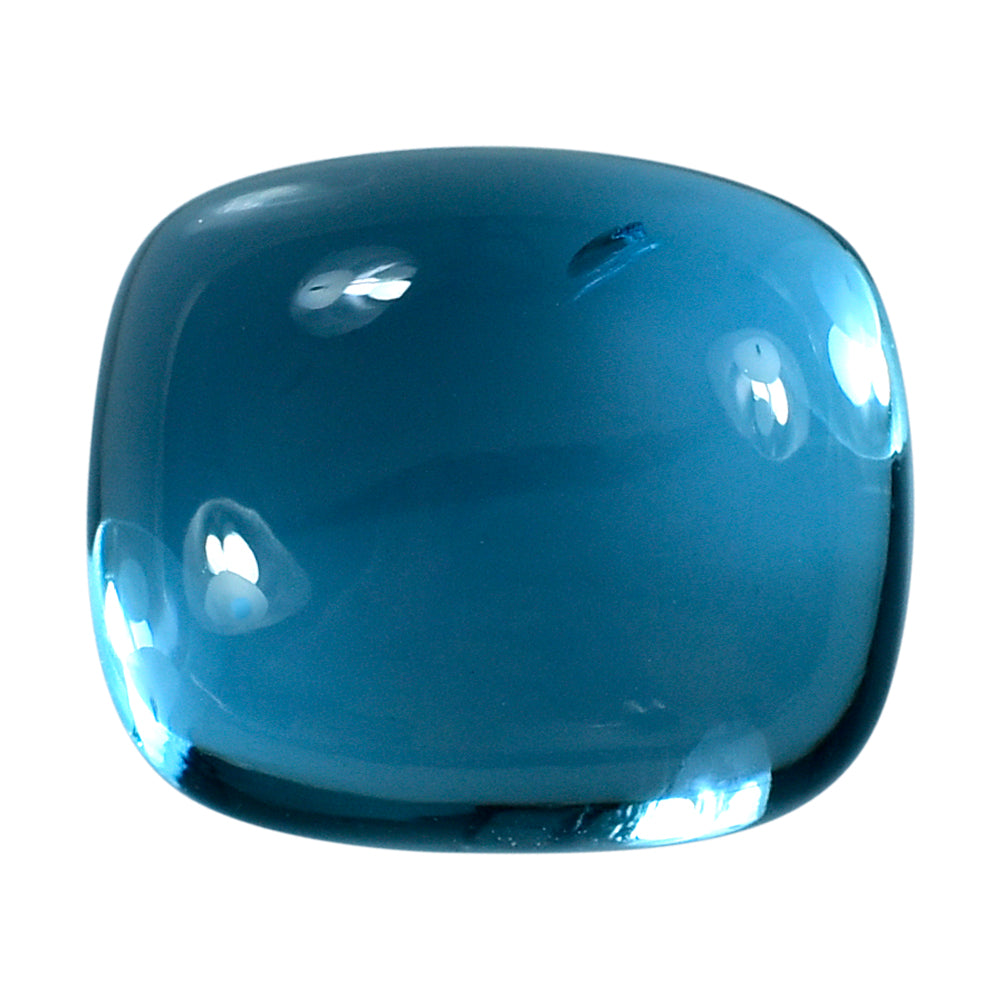 SKY BLUE TOPAZ CUSHION CAB 13.50X11.50MM 13.35 Cts.