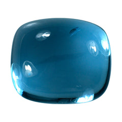 SKY BLUE TOPAZ CUSHION CAB 13.50X11.50MM 13.35 Cts.