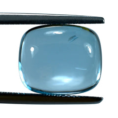 SKY BLUE TOPAZ CUSHION CAB 13.50X11.50MM 13.35 Cts.