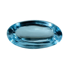 SKY BLUE TOPAZ OVAL CAB 6X3MM 0.73 Cts.