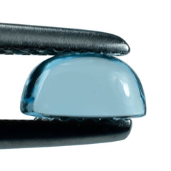 SKY BLUE TOPAZ OVAL CAB 6X3MM 0.73 Cts.