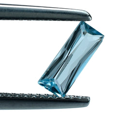 SKY BLUE TOPAZ PRINCESS CUT BAGUETTE 8X3MM 0.57 Cts.