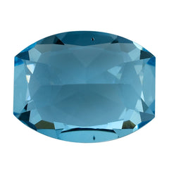 SKY BLUE TOPAZ FANCY CUT CUSHION 20X16MM 24.77 Cts.